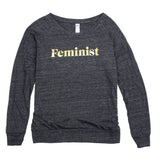 feminist tee shirt, long sleeve