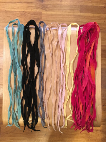 Hand-dyed Silk Ribbons